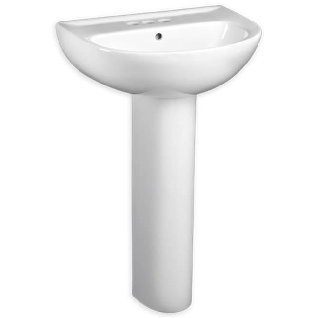 American Standard 22-Inch Evolution® 4-Inch Centerset Pedestal Sink Top and Leg Combination