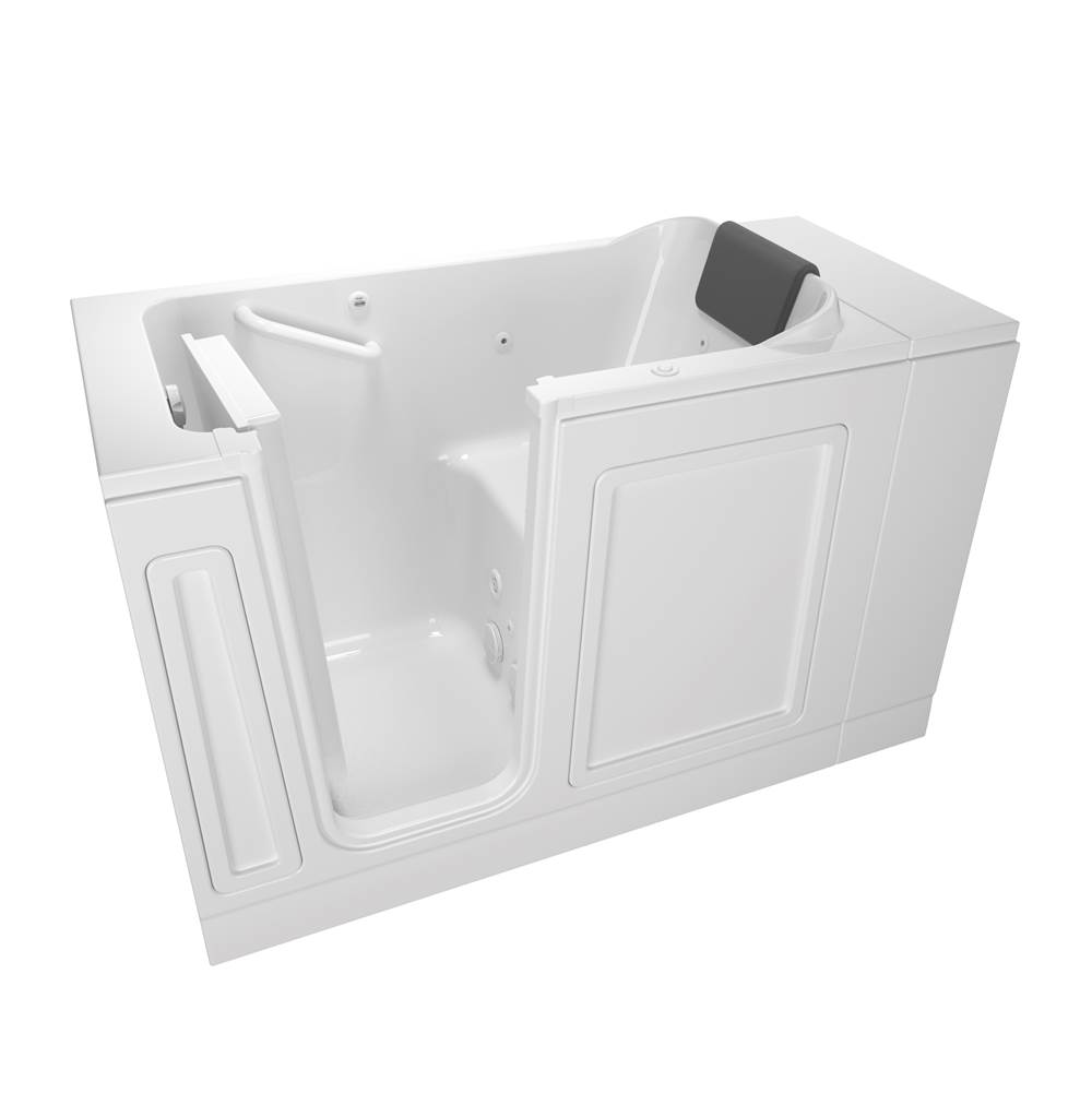 American Standard Acrylic Luxury Series 28 x 48-Inch Walk-in Tub With Whirlpool System - Left-Hand Drain