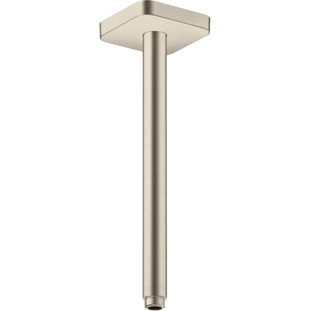 Axor ShowerSolutions Extension Pipe for Ceiling Mount SoftCube, 12'' in Brushed Nickel