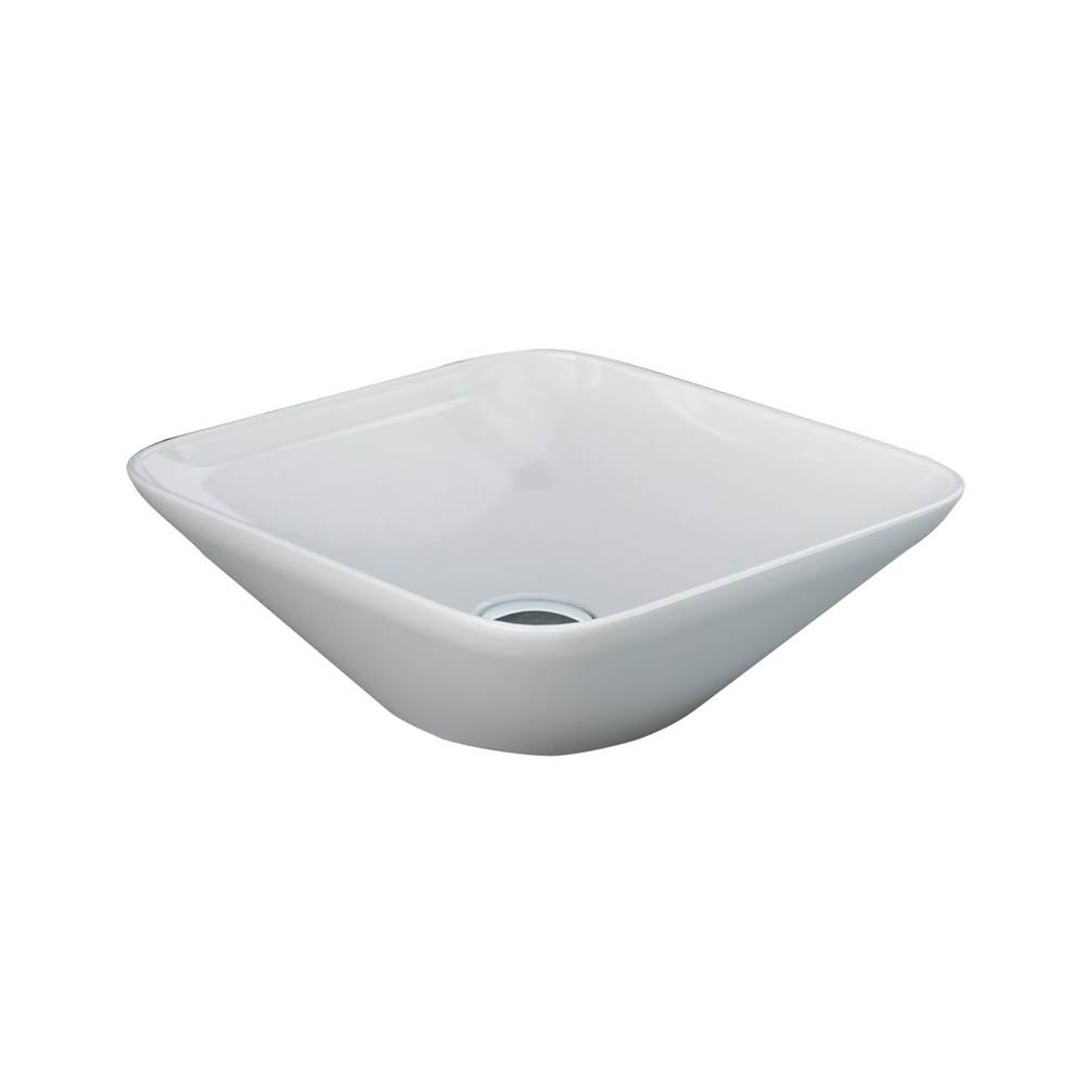 Barclay Variant 14'' x 14'' SquareCounter Top Basin in White