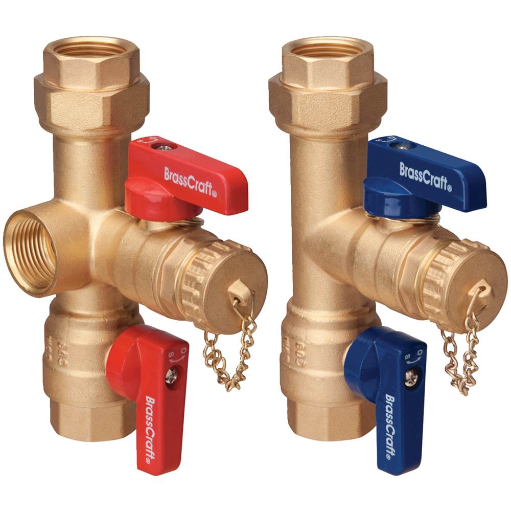 Brasscraft IPS X IPS TANKLESS WATER HEATER SERVICE VALVES INCL BOTH HOT AND COLD VALVES