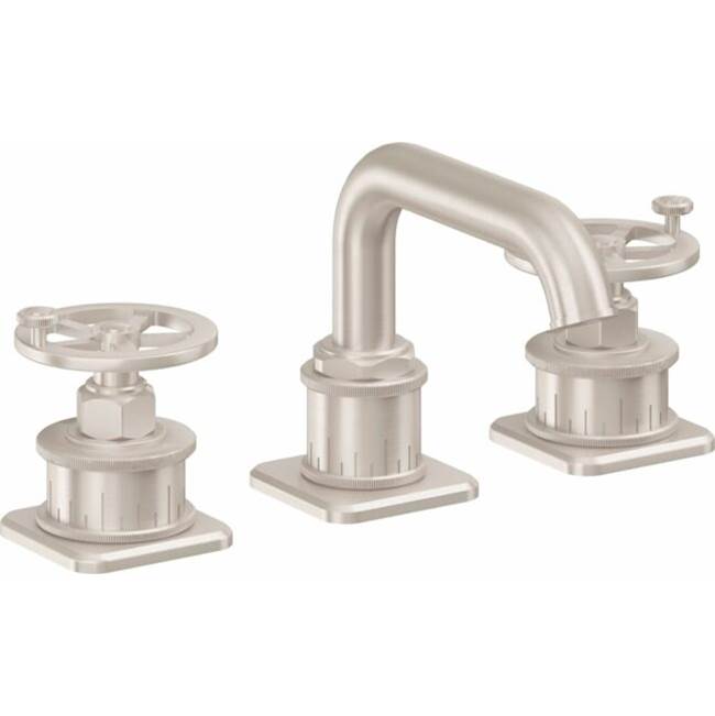 California Faucets Widespread Low Spout - Wheel Handle