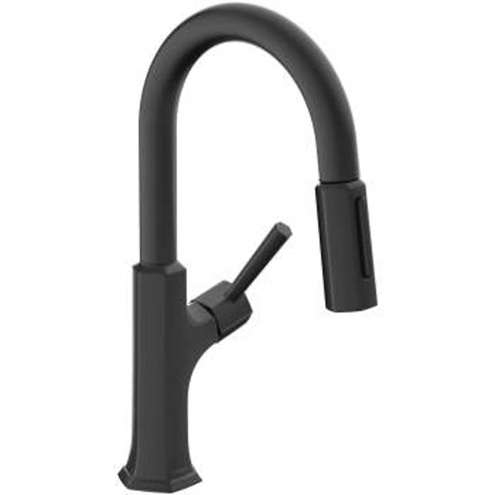 Hansgrohe Locarno Prep Kitchen Faucet, 2-Spray Pull-Down, 1.75 GPM in Matte Black