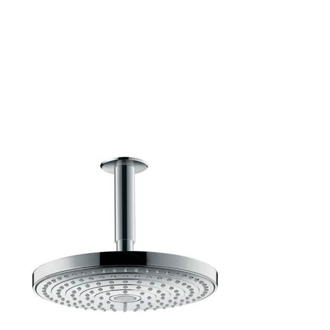 Hansgrohe Raindance Select S Showerhead 240 2-Jet, 2.5 GPM in Brushed Nickel