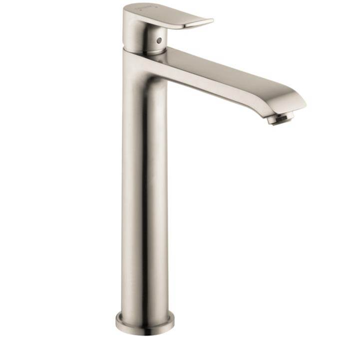 Hansgrohe Metris Single-Hole Faucet 200 with Pop-Up Drain, 1.2 GPM in Brushed Nickel