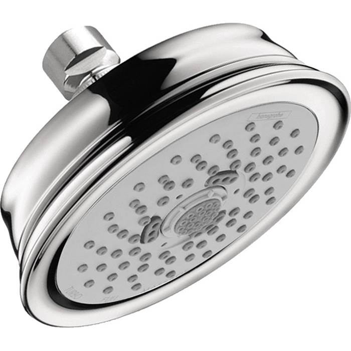 Hansgrohe Croma 100 Classic Showerhead 3-Jet, 1.5 GPM in Chrome