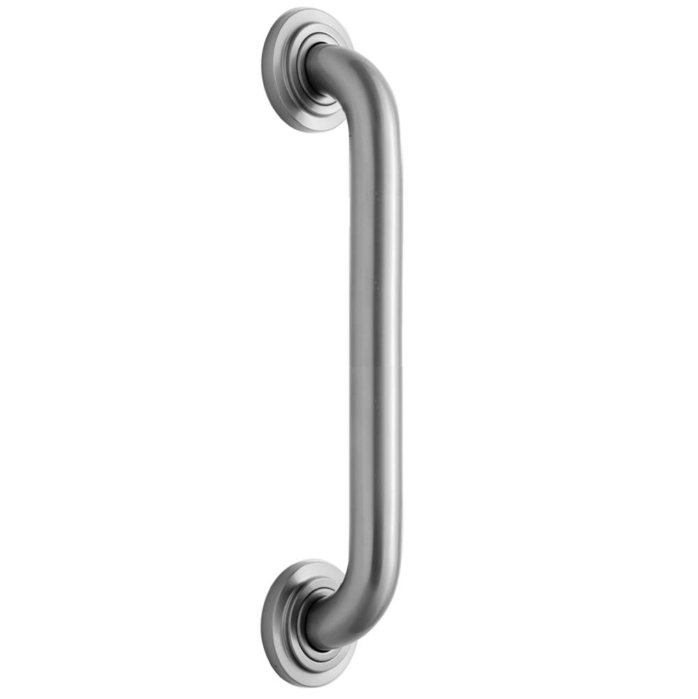 Jaclo 24'' Deluxe Grab Bar with Contemporary Round Flange