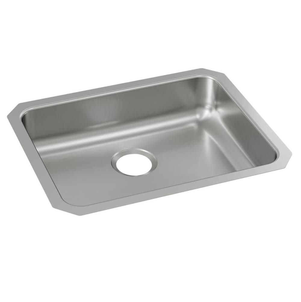 Just Manufacturing Stainless Steel 23-1/2'' x 18-1/4'' x 6-3/8'' Single Bowl Undermount ADA Sink