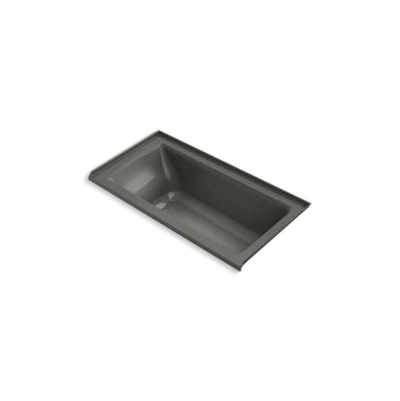 Kohler Archer® 60'' x 30'' alcove bath with integral flange and right-hand drain