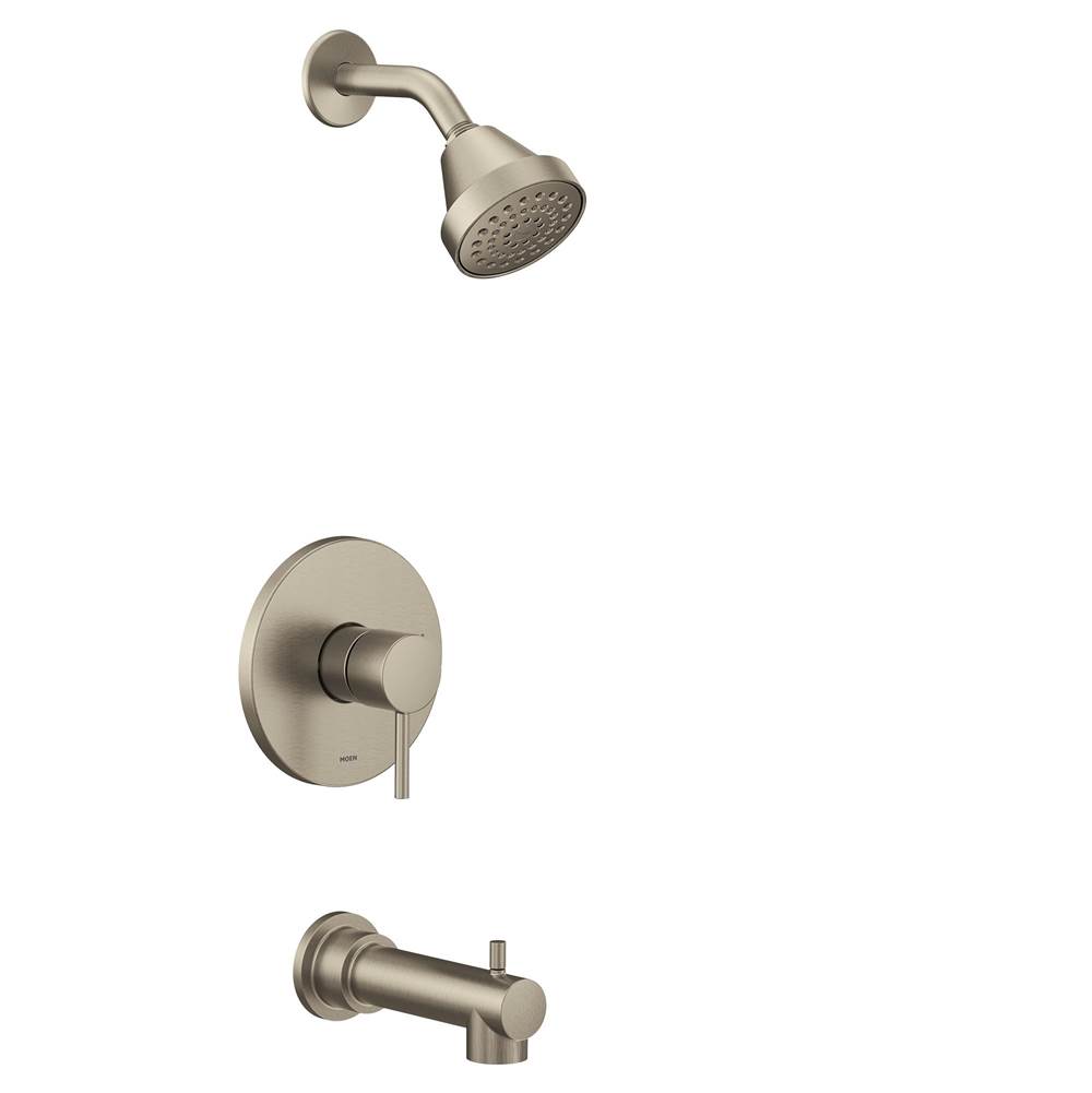 Moen Align M-CORE 2-Series Eco Performance 1-Handle Tub and Shower Trim Kit in Brushed Nickel (Valve Sold Separately)
