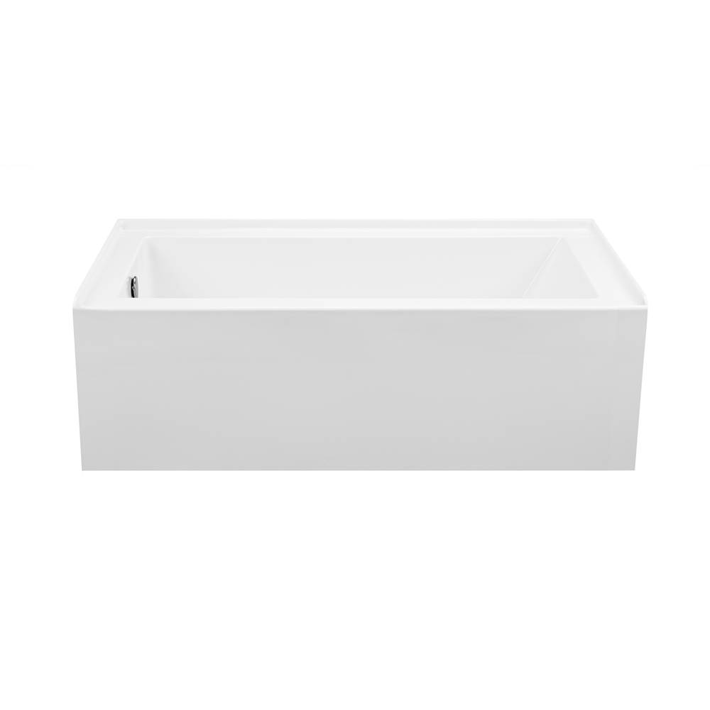 MTI Baths Cameron 3 Acrylic Cxl Integral Skirted Rh Drain Air Bath/Whirlpool - White (66X32)