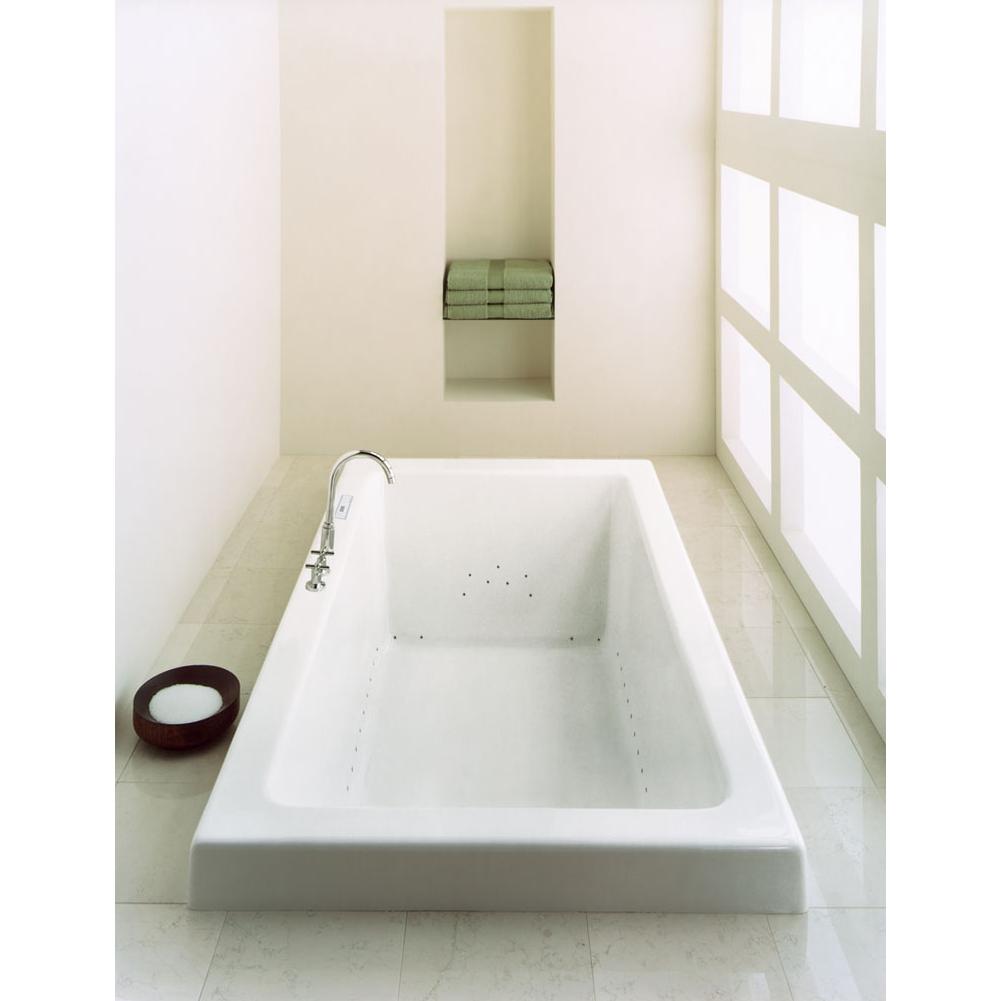 Neptune ZEN bathtub 36x72 with armrests and 4'' top lip, Biscuit