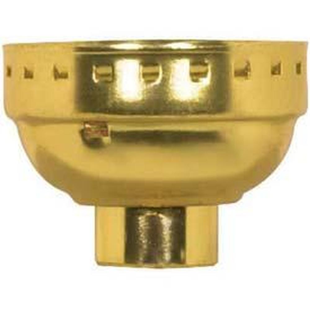 Satco Polished Brass Solid Brass 1/8 IPS Cap LSS