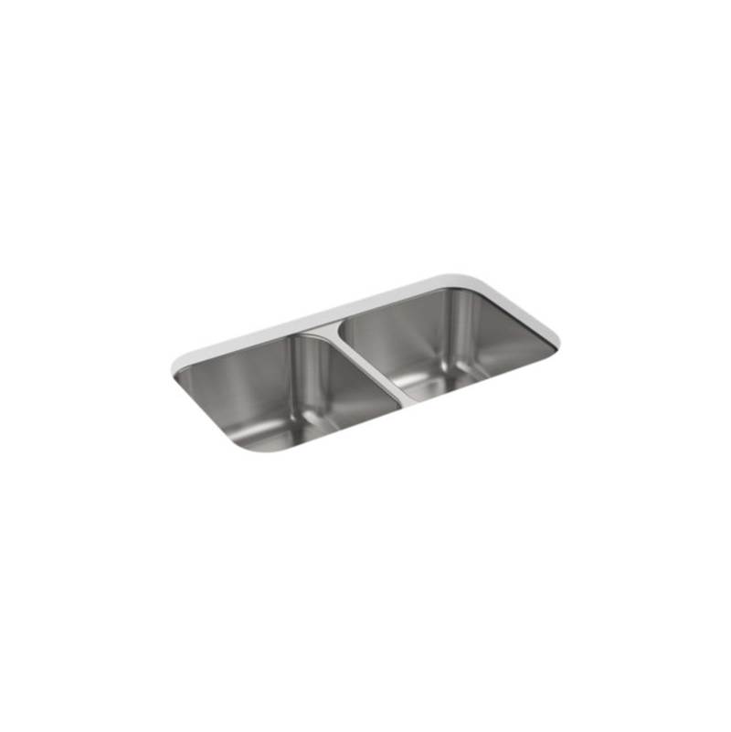 Sterling Plumbing McAllister® 32'' x 18'' x 8-9/16'' Undermount double-equal kitchen sink