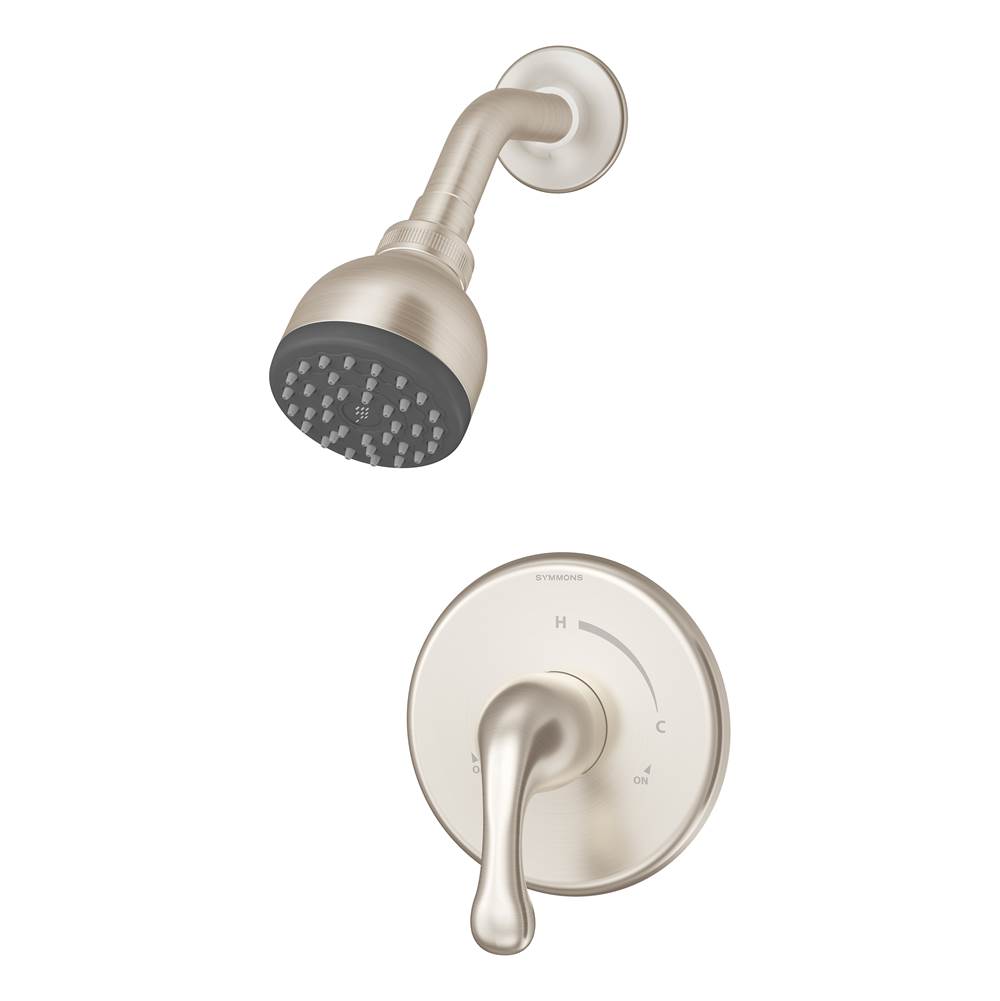 Symmons Unity Single Handle 1-Spray Shower Trim in Satin Nickel - 1.5 GPM (Valve Not Included)