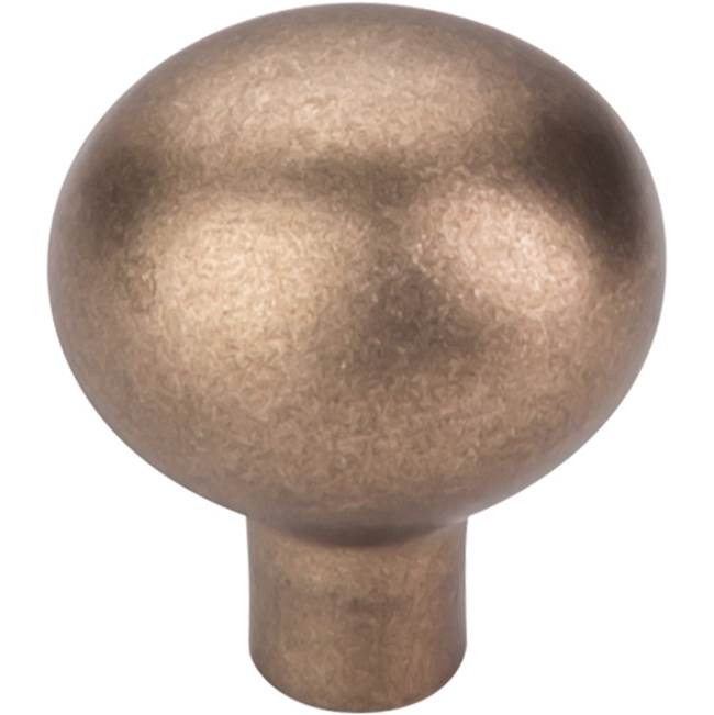 Top Knobs Aspen Large Egg Knob 1 7/16 Inch Light Bronze