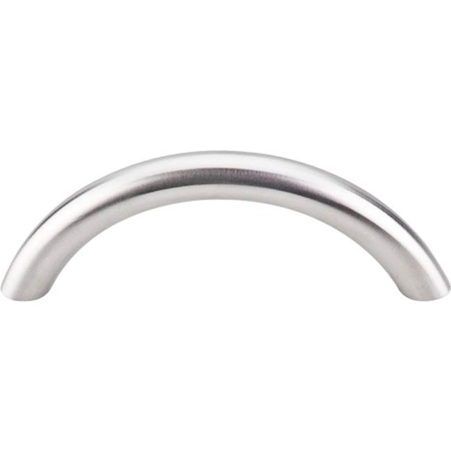 Top Knobs Solid Bowed Bar Pull 3 Inch (c-c) Brushed Stainless Steel