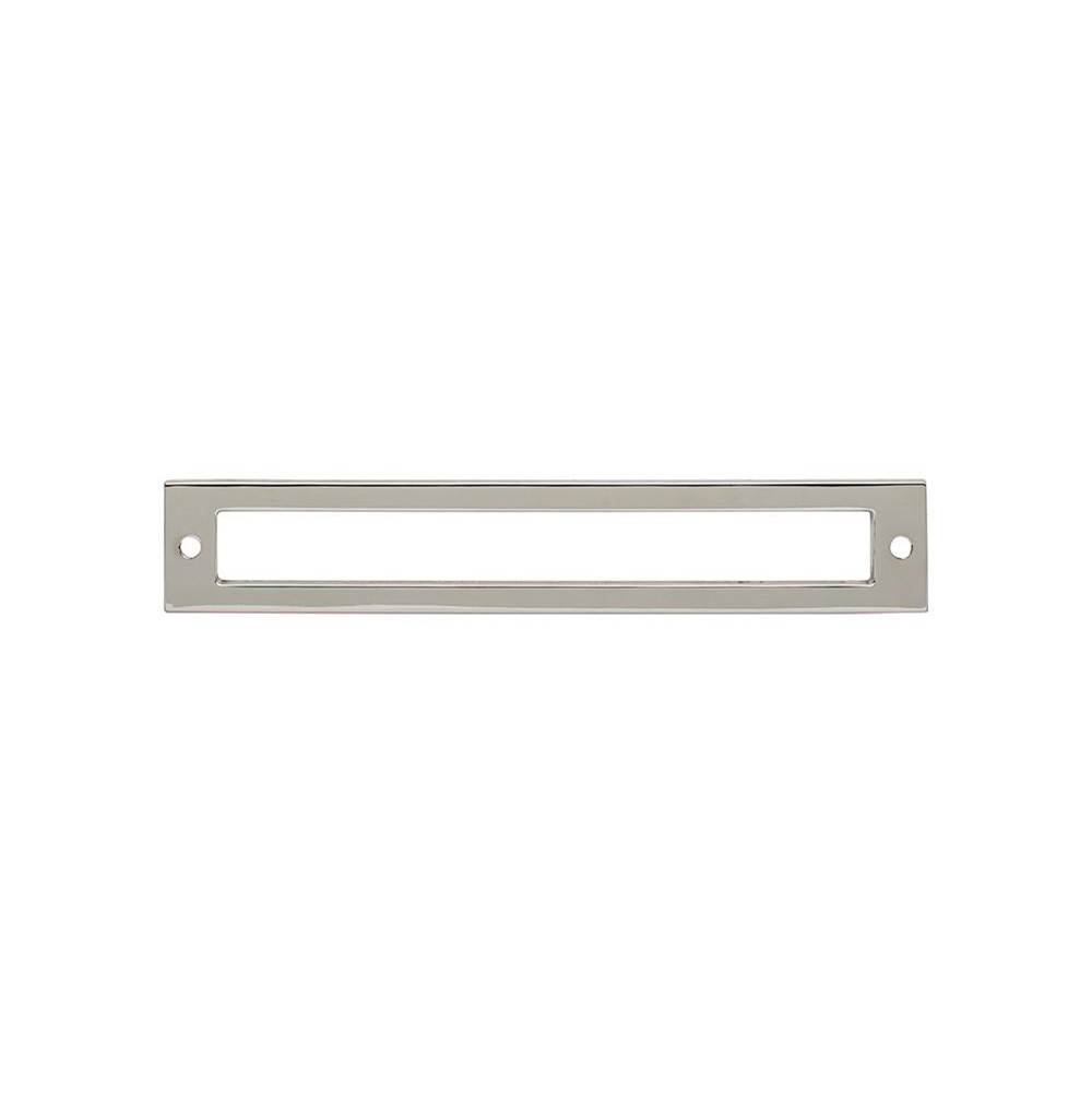 Top Knobs Hollin Backplate 6 5/16 Inch Polished Nickel