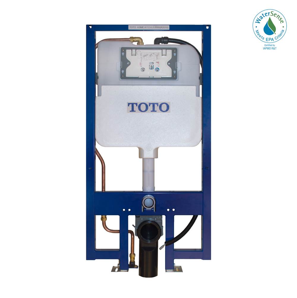 TOTO Toto® Duofit® In-Wall Dual Flush 1.28 And 0.9 Gpf Tank System With Washlet®+ Auto Flush Ready Copper Supply Line