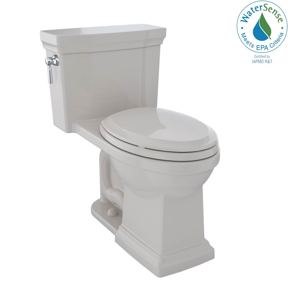 TOTO Toto® Promenade® II One-Piece Elongated 1.28 Gpf Universal Height Toilet With Cefiontect, Sedona Beige