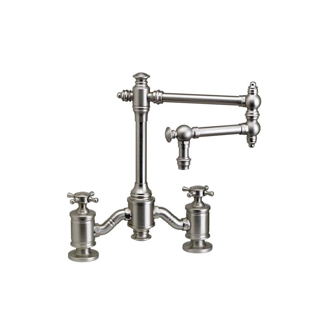Waterstone Waterstone Towson Bridge Faucet - 18'' Articulated Spout - Cross Handles